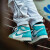 ナイキ男子靴Air Jordan 1 AJ 1ミットリングと黒の小指の稲妻元年影高帮男子バレ555088-311