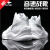 李寧のバスケトボアの靴夏の男子靴の韋徳の道7幻夜音速6中国悟道2キャクターの空気を通して、突撃を抑えて高い運動靴（音速3）の標準の白/銀色の42（内長265）