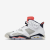 NIKE Air Jordan 6 Tinker AJ 6手书きの白い青いおばースケ36