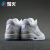 烽火Air Jordan 3 Pure White AJ 3バーストール白猫136064 111-111煙台JMC 2倉現物40.5