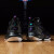 【BIG 3】361度の公式フルサイズ男性靴2019夏新作バーゼルス耐摩耗運動靴POP曜石黒/幻紫42