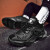 バーシー4の板の靴はスニーカーの低グループの空气マットの靴の黒の足の指を支えて运动靴のプロモ-ションの黒を履き物にします。