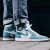 ナイキAIR JORDAN 1 Turbo Green AJ 1 J 1ジョイスティック1オースエッタ男女高帮バスケトボックス湖绿男款555088-32