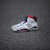 NIKE Air Jordan 6 Tinker AJ 6手书きの白い青いおばースケ36