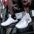 中国の李寧悟道2バーッとした靴の男性靴のニューヨークのファンウウはかッッとした12ヨーロッパ語の5音速7のウェルを支配します。ジェームズ15スニカの音速は6白/黒42です。