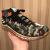 阿迪BAPE x Adidas Dame 4利拉4鮫黒緑迷彩連名AP 9974 AP 9974 AP 42.5