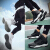 八哥のバーセットボックスの靴の男性の夏のスカーは空気を通してファンに耐えます。