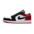 ナキアAir Jordan 1 Low Black Toe AJ 1黒足指低組黒黄男女バケットブーツ553558-16(黒赤男)42.5