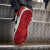 ナイキ男子靴Air Jordan 1黒の足の指の黒の赤のボンボンが割られています。AJ 1低格格ルプロバーム5535-16黒の靴